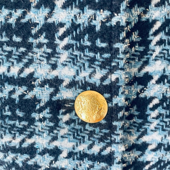 J. Crew Blue Plaid Blazer NWT Lady Day - Picture 5 of 7